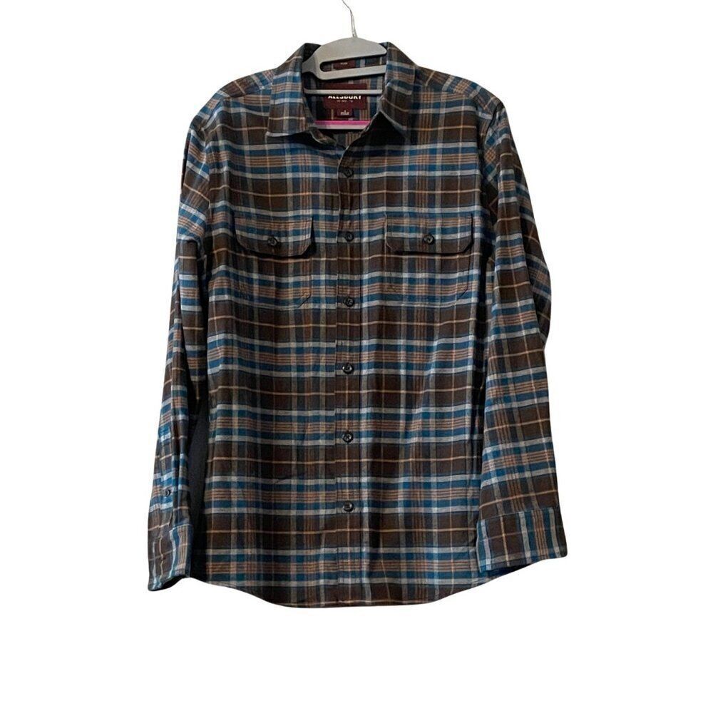 NEW Alesbury Plaid Slim Fit Button Down Shirt Sz. M